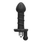 PLUG ANAL 15CM DE SILICONE COM CÁPSULA VIBRATÓRIA