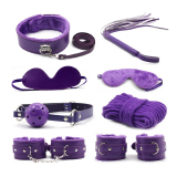 KIT BONDAGE 8 EM 1 EM PELÚCIA - BDSM FETICHE