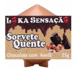 VELA BEIJÁVEL - 00214 - SORVETE QUENTE CHOCOLATE COM AVELÃ