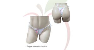 CALCINHA TANGA - FLORAL - TAM. ÚNICO