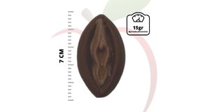 CHOCOLATE ERÓTICO - AO LEITE - FORMATO DE PIRULITO DE VAGINA  7CM