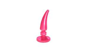 DILATADOR ANAL FLEXÍVEL ROSA - 8,5 CM