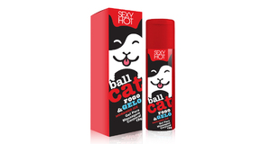 BALL CAT MORANGO ICE - GEL BEIJÁVEL FOGO E GELO - 15 G