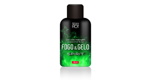 FOGO E GELO SPIRIT - ÓLEO PARA MASSAGEM BEIJÁVEL - 38 ML