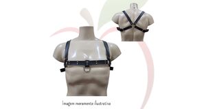 HARNESS O FRUTO - COLETE PEITORAL MASCULINO - PRETO