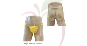 JOCKSTRAP MARIZA - RENDA AMARELA - TAM. ÚN