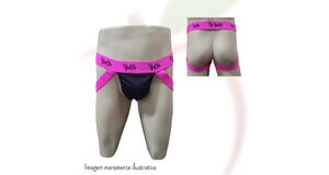 JOCKSTRAP YF - ROSA E PRETO - TAM. ÚN