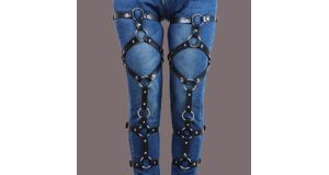 LEG GARTER - HARNESS DE PERNAS - PRETO