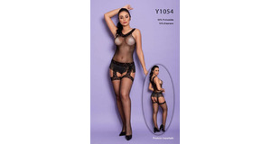 MACACÃO ESTILO VESTIDINHO - Y1054 - PRETO