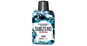 ÓLEO PARA MASSAGEM  - SUBZERO RED PASSION - ESFRIA