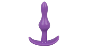 PLUG ANAL DE SILICONE - 8 CM - ROXO