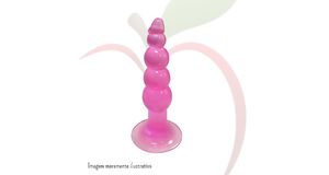 PLUG ANAL EM SILICONE RP-002 - 10CM X 2,5CM - ROSA