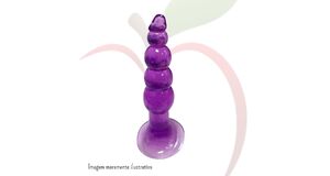 PLUG ANAL EM SILICONE RP-002 - 10CM X 2,5CM - ROXO