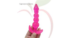 PLUG ANAL EM SILICONE RP-003 - 11CM X 2,5CM - ROSA