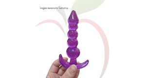 PLUG ANAL EM SILICONE RP-003 - 11CM X 2,5CM - ROXO