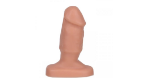PLUG ANAL FORMATO MINI PÊNIS BEGE - 9 CM -  KT416