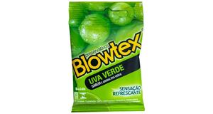 PRESERVATIVO BLOWTEX - AROMA UVA VERDE