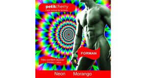 TAPA SEXO SOLUVEL - FORMAN NEON MORANGO - PETITCHERRY